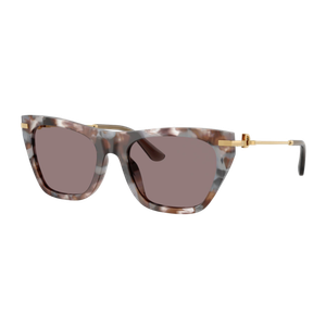 Dolce & Gabbana Women's DG4511 Sunglasses Havana Grey/Dark Purple Dark Purple Havana Grey Product Image