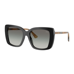 Burberry Women's BE4456 Sunglasses Black/Grey Gradient Black Grey Gradient Product Image
