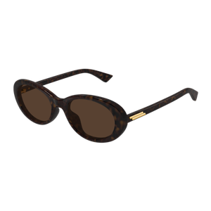 Bottega Veneta Women's BV1415SK Sunglasses Havana/Brown Havana/Brown Havana Product Image