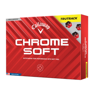 Callaway Chrome Soft TruTrack Golf Balls Yellow Product Image