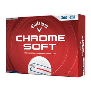 Callaway Chrome Soft 360 Triple Track Golf Balls White Product Image