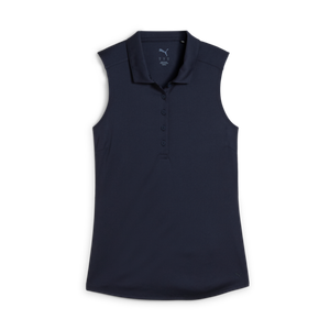 Puma Women's Pure 2.0 Sleeveless Golf Polo 2XL Deep Navy Size: 2XL Product Image