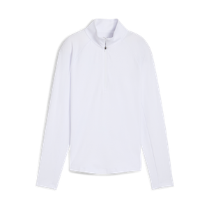 Puma Women's Pure 2.0 Golf 1/4 Zip Large White Glow Size: Large Product Image