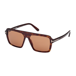 Tom Ford Vincent Sunglasses Dark Havana/Brown Dark Havana/Brown Brown Product Image