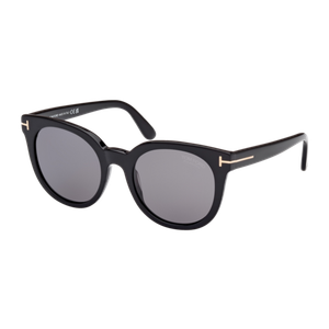 Tom Ford Polarized Women's Moira Sunglasses Shiny Black/Smoke Polarized Shiny Black/Smoke Polarized Smoke Polarized Product Image
