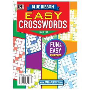 Blue Ribbon Easy Crosswords - 9 Issues Product Image