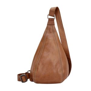 Leather Hippie Sling Bag - Small, Cognac Product Image