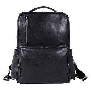 Atlas Leather Backpack Black Product Image