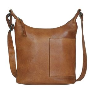 Kerry Leather Crossbody Cognac Product Image
