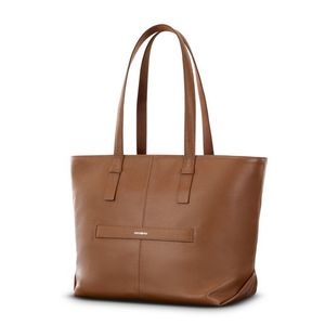 Mobile Solution Leather Tote Cognac Product Image