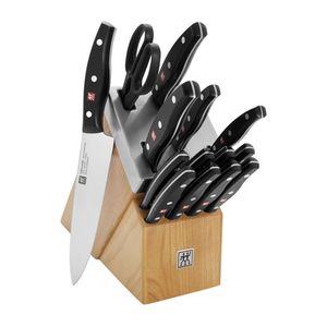 TWIN Signature 15pc Self-Sharpening Knife Block Set Natural Product Image