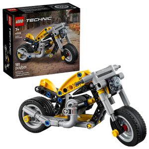 LEGO - Technic Yellow Motorcycle Toy 42225 Product Image