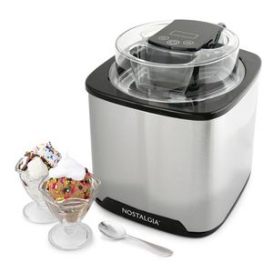 2qt Digital Ice Cream Maker Stainless Steel & Black Product Image