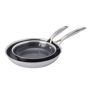 Paradigm Ceramic 2pc SS Hybrid Dual Performance 8" & 10" Fry Pan Set Product Image