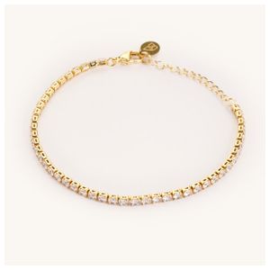 Gold Shimmer Tennis Bracelet - Waterproof Product Image