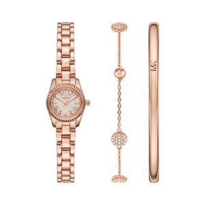 Ladies Lexington Rose Gold-Tone Stainless Steel Watch & Bracelet Gift Set Product Image