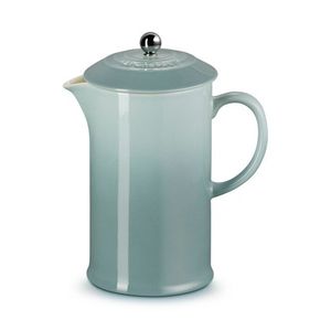1.1qt Stoneware French Press w/ Stainless Steel Knob Sea Salt Product Image