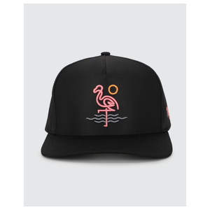 Waggle Flamingo Bay Hat Black Product Image