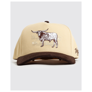 Waggle Steer Corduroy Brim Hat Brown Product Image