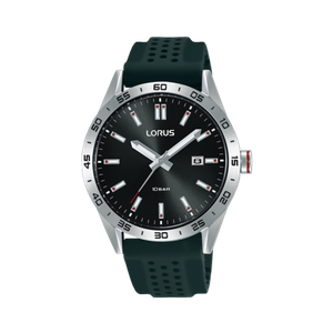 Seiko Lorus Men's Sport RH965N Black Silicone Strap Watch Product Image