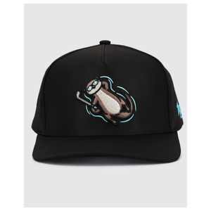 Waggle Otter Nonsense Hat Black Product Image