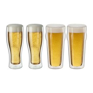 Sorrento 4pc Double Wall Beer Glass Set Product Image