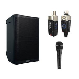 QSC QSC CB10 BATRY PRTBL SPKR w/WIRLS MICP Product Image