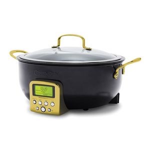 Elite Ceramic 6qt Smart Skillet Black Product Image