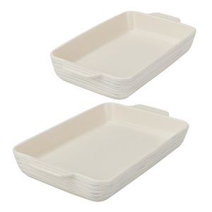 2pc Bake It Ceramic Rectangular Bakeware Set Product Image