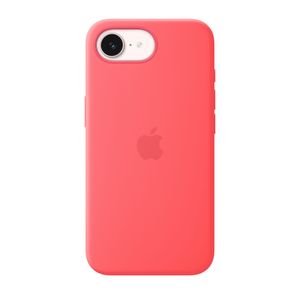 iPhone 17e Silicone Case with MagSafe – Bright Guava Product Image