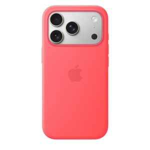 iPhone 17 Pro Silicone Case with MagSafe – Bright Guava Product Image