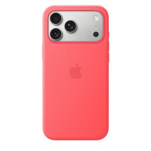 iPhone 17 Pro Max Silicone Case with MagSafe – Bright Guava Product Image