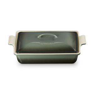 4qt Heritage Stoneware Covered Rectangular Casserole Thyme Product Image