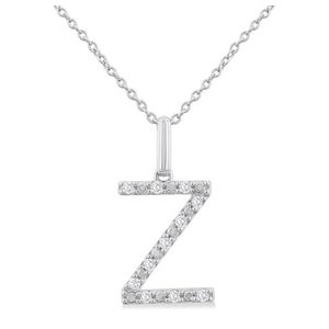 Initial Diamond Necklace-Z Product Image