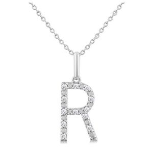 Initial Diamond Necklace-R Product Image