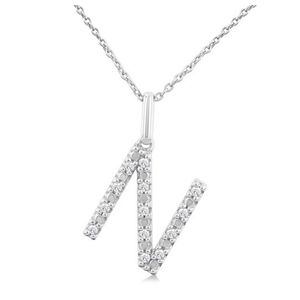 Initial Diamond Necklace-N Product Image