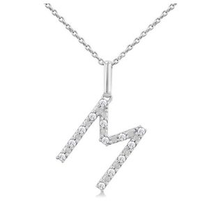 Initial Diamond Necklace-M Product Image