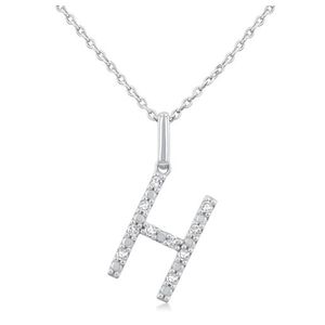 Initial Diamond Necklace-H Product Image