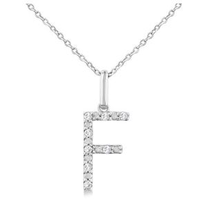 Initial Diamond Necklace-F Product Image