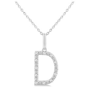 Initial Diamond Necklace-D Product Image