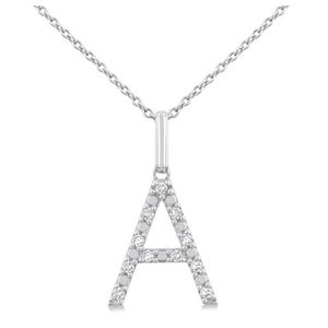 Initial Diamond Necklace-A Product Image