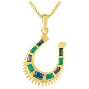 Lucky Horseshoe Pendant Necklace Product Image