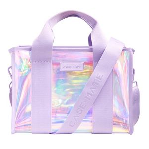Medium Crossbody Jelly Zip Tote Bag Soap Bubble Product Image