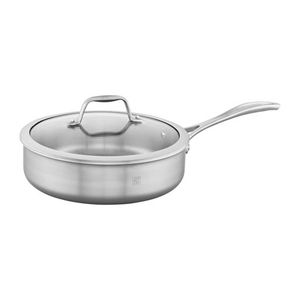 Spirit 3-Ply 3qt Stainless Steel Saute Pan w/ Lid Product Image