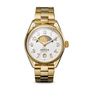 Ladies Derby Day & Night Gold-Tone Stainless Steel Watch Day & Night Dial Product Image