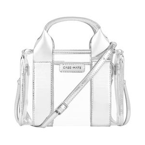 Jelly Stadium Micro Tote w/ Strap - Silver Chrome/Clear Product Image