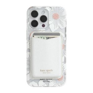 Kate Spade New York MagSafe Wallet White Glitter Product Image