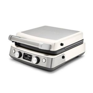 Elite Ceramic Nonstick 4-Square Classic/Belgian Waffle Maker, Cloud Cream Product Image