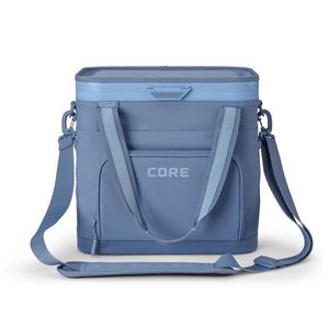 24 Can FlipBack No-Zip Box Cooler Steel Blue Product Image