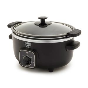 Healthy 3.5qt Slow Cooker Black Product Image